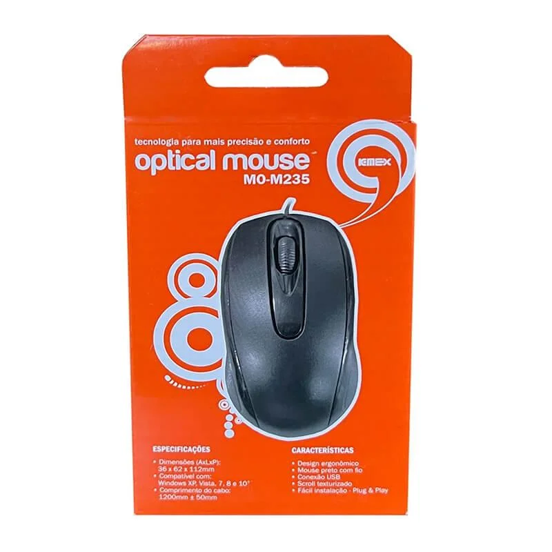 Imagem 5 de 5 do produto Mouse USB KMEX /syma, Optico, 800DPI