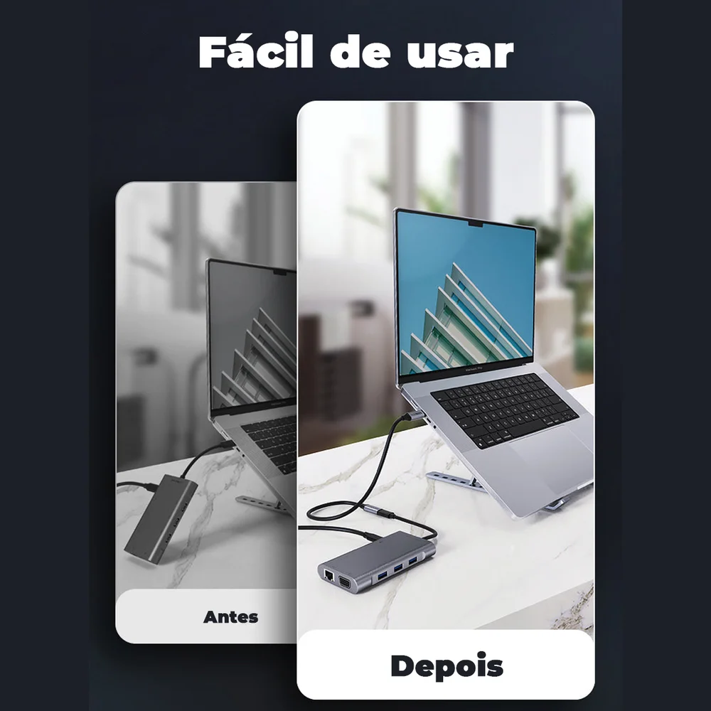 Imagem 3 de 5 do produto Cabo Extensor Cabletime Extensão, USB C 3.1, 4k, 10gbps, 50cm