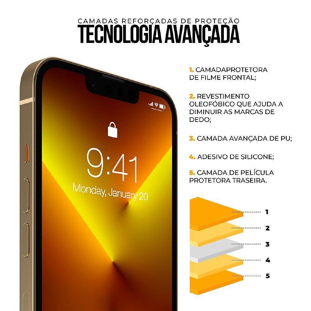 Película Para Xiaomi Redmi Note 11 Pro - Traseira De Fibra De Carbono Preta - Gshield