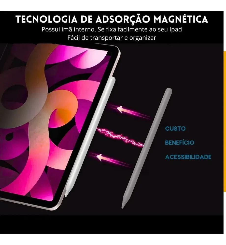 Imagem 2 de 5 do produto Caneta Touch Gorila Shielld Compatível Ipad E Tablet