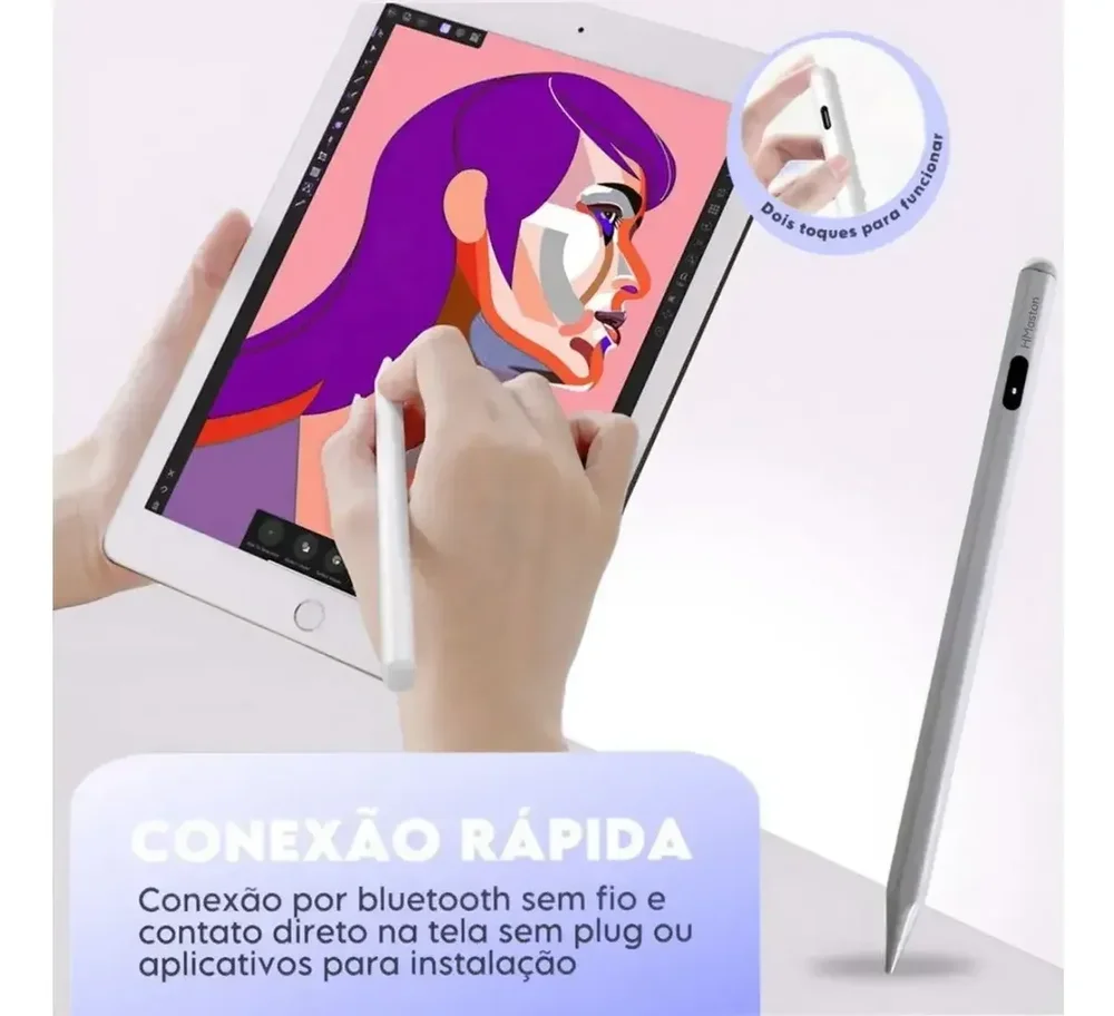 Imagem 4 de 5 do produto Caneta Touch Gorila Shielld Compatível Ipad E Tablet