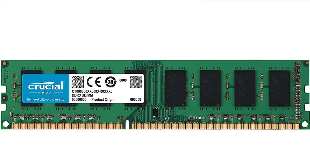 Memória Crucial, 4GB, 1333mhz, DDR3, 1.5v