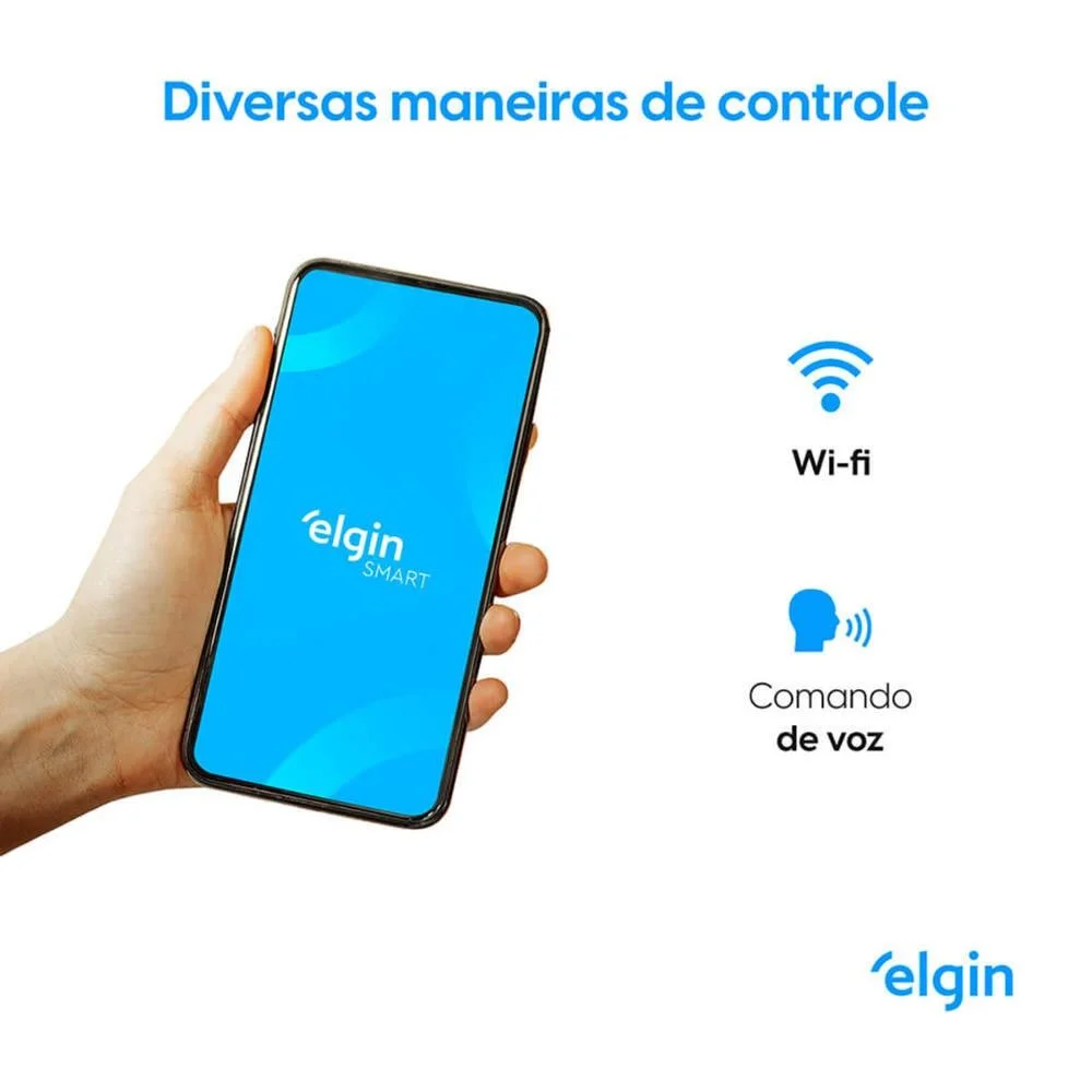 Imagem 3 de 5 do produto Interruptor Inteligente Elgin, Wi-fi, Painel Touch, 1 Botão, Compativel Com Alexa E Google