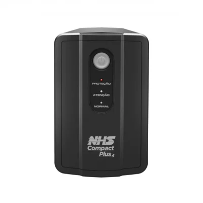 Nobreak NHS Compact Plus 4 Semi Senoidal, 1200VA, Entrada Bivolt, Saída 220V, Ou Conf. 120V, 2 Bat. 7Ah/24V - 990.C1.B01201