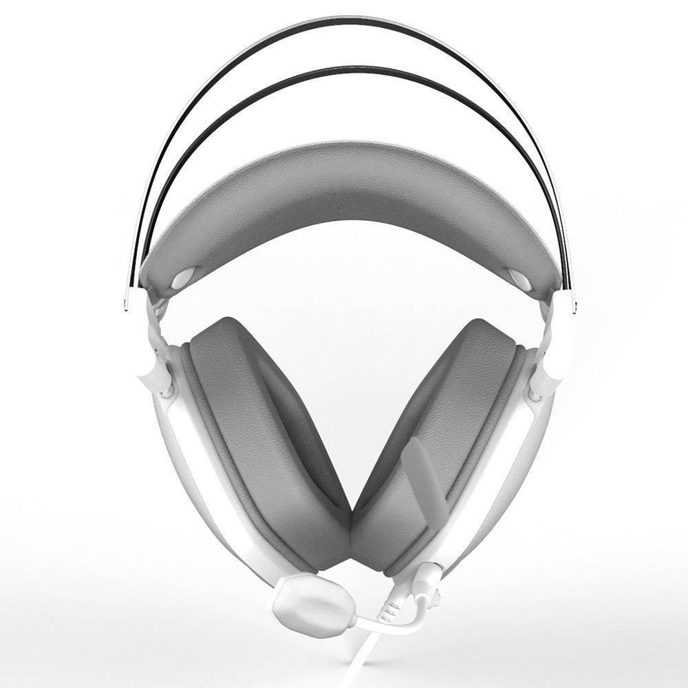 Headset Gamer Evzen Elite NinexT Vulccan, Drive 53Mm, Com Fio, Branco Headset Gamer Evzen Elite NinexT Vulccan, Drive 53Mm, Com Fio, Branco