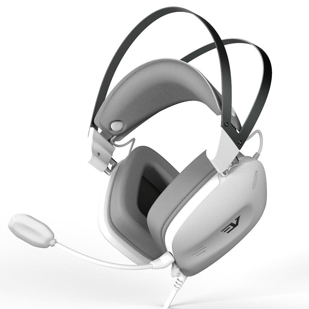 Headset Gamer Evzen Elite NinexT Vulccan, Drive 53Mm, Com Fio, Branco Headset Gamer Evzen Elite NinexT Vulccan, Drive 53Mm, Com Fio, Branco