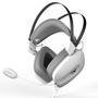 Headset Gamer Evzen Elite NinexT Vulccan, Drive 53Mm, Com Fio, Branco