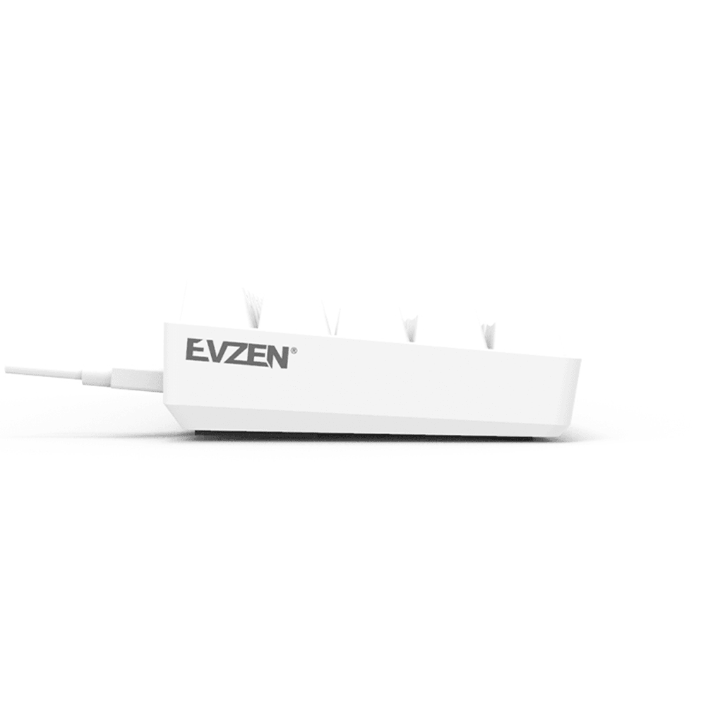 Imagem 4 de 4 do produto Teclado Mecânico Gamer Evzen Elite NinexT Panzer Mini, Com Fio, Branco