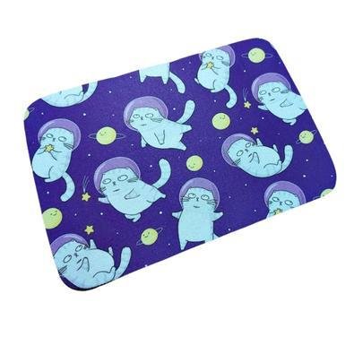 Mousepad Reflex, Gato Espacial, Antiderrapante, Em Tecido