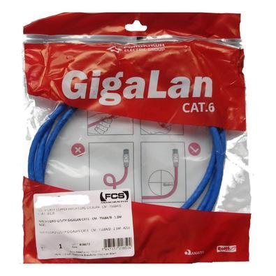 Patch Cord Furukawa Cat6 Injetado Gigalan, 1,5Mts - Azul