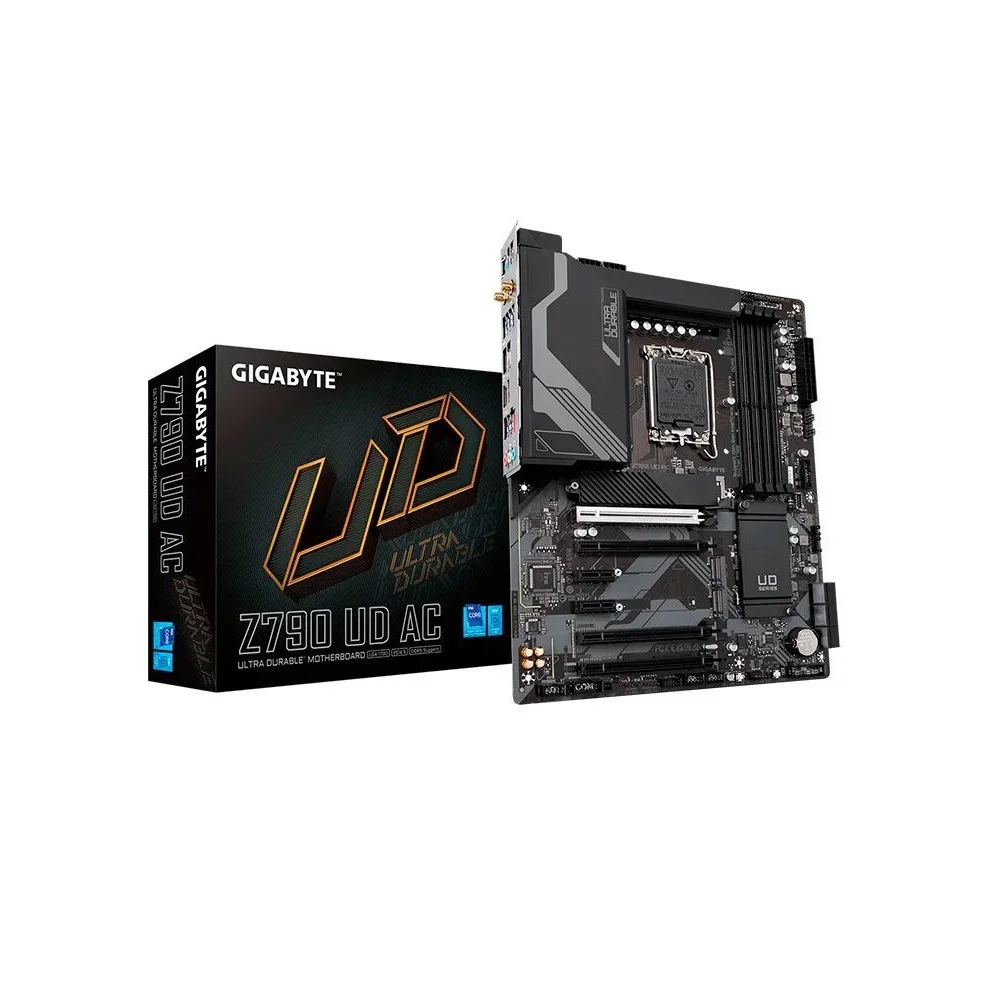 Placa Mãe Gigabyte Z790 Ud Ac M.2, DDR5, Displayport, HDMI, Type-C, USB 3.2, Wifi Lan 4