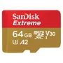 Cartão Micro SD Sandisk, 64GB, 2x1, Extreme U3, Leitura até 160MB/s - Sdsqxah-064g-gn6ma