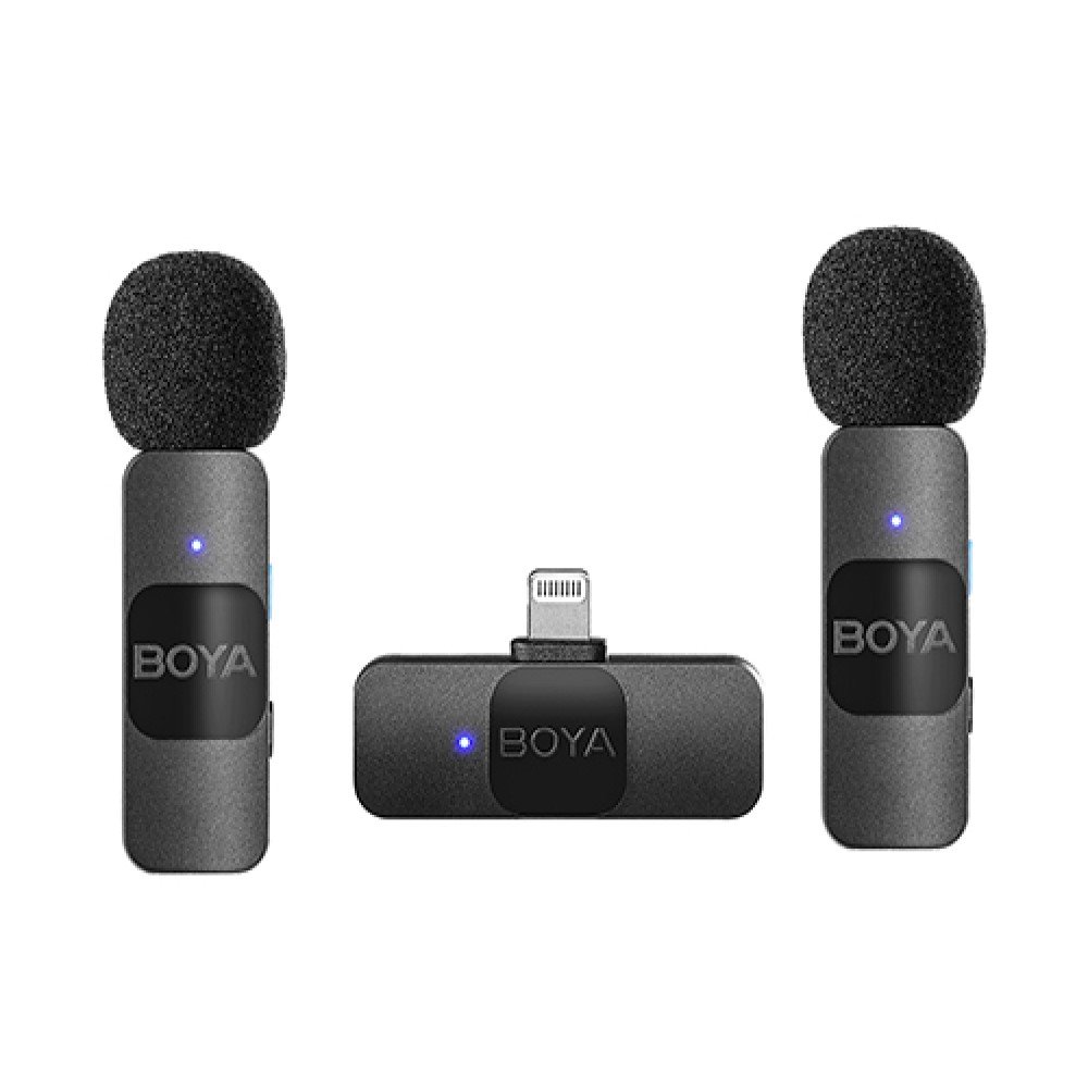 Microfone Lapela Boya By-v2, Sem Fio, Wireless, Conexão Lightning