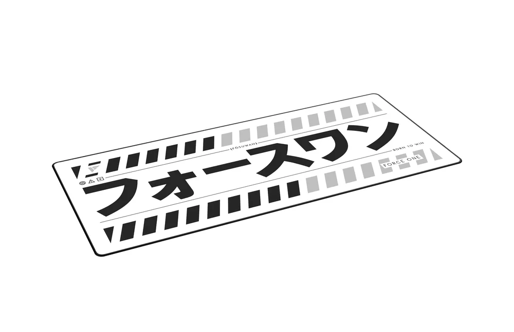 Mousepad Force One Skyhawk Katana Xxl, 900x400mm, Branco Mousepad Force One Skyhawk Katana Xxl, 900x400mm, Branco