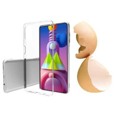 Capa De Silicone Elxcases Casca De Ovo Macia, Para Galaxy M51, Tela 6.7