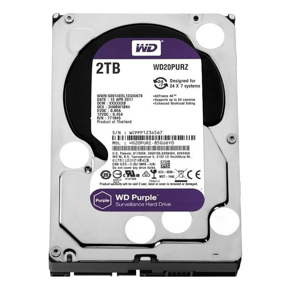 HD Western Digital 2 TB 5400 RPM 256MB KaBuM