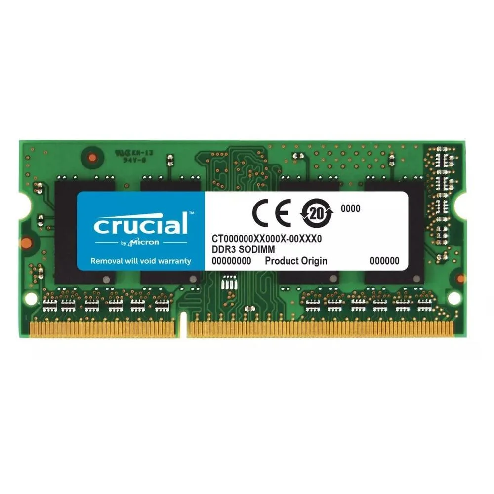Memória Crucial Notebook Ddr3l 4gb 1600 Mhz - 1.35v
