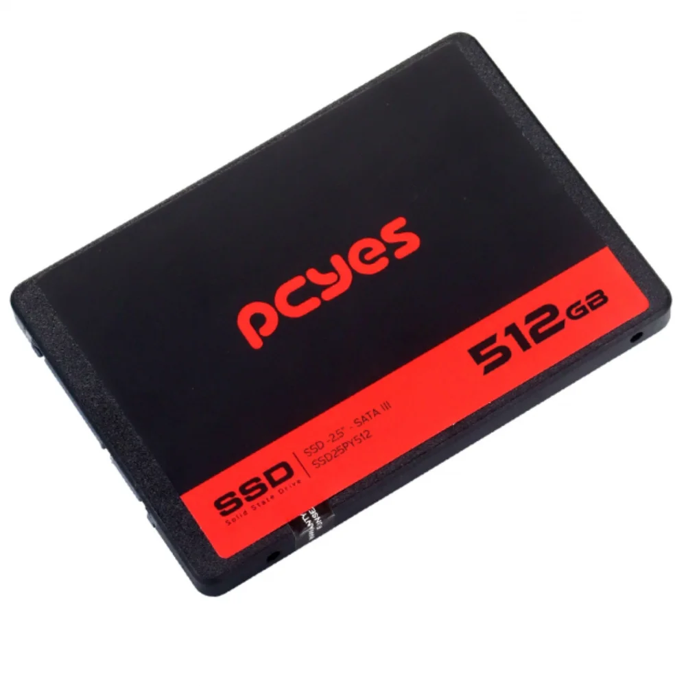 SSD Pcyes Py512, 512GB, SATA III 2.5 Polegadas, Leitura 550MBps E Escrita 400MBps - SSD25py512
