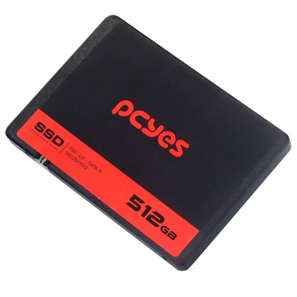 Imagem 3 de 5 do produto SSD Pcyes Py512, 512GB, SATA III 2.5 Polegadas, Leitura 550MBps E Escrita 400MBps - SSD25py512