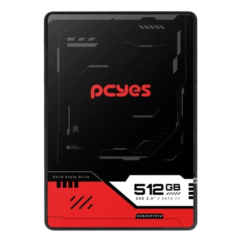 Imagem 4 de 5 do produto SSD Pcyes Py512, 512GB, SATA III 2.5 Polegadas, Leitura 550MBps E Escrita 400MBps - SSD25py512