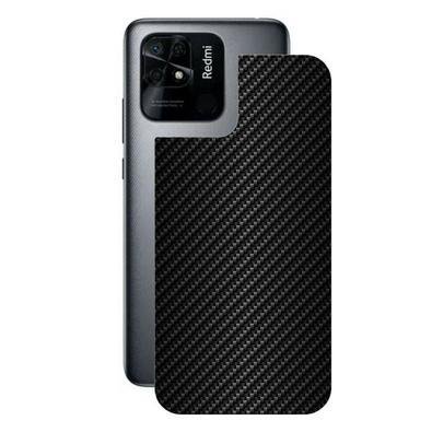 Película Para Redmi 10c - Traseira Fibra Carbono Preta - Gshield