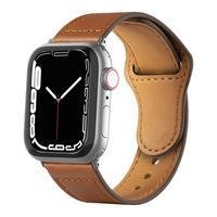 Multiira De Couro Para Apple Watch 38, 40, 41mm, Marrom - Gshield