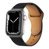 Multiira De Couro Para Apple Watch 49mm, Preta - Gshield