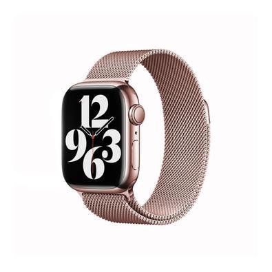 Multiira De Milanese Para Apple Watch 42 / 44 / 45mm, Rosa - Gshield
