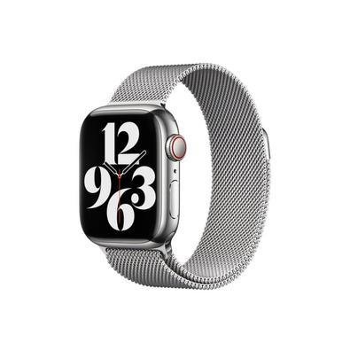 Multiira De Milanese Para Apple Watch 38, 40, 41mm, Prata - Gshield