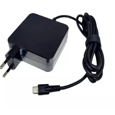 Fonte Carregador Para Ultrabook Lenovo, Dell, Hp, Asus, Acer, Type-C, USB-C, 65w