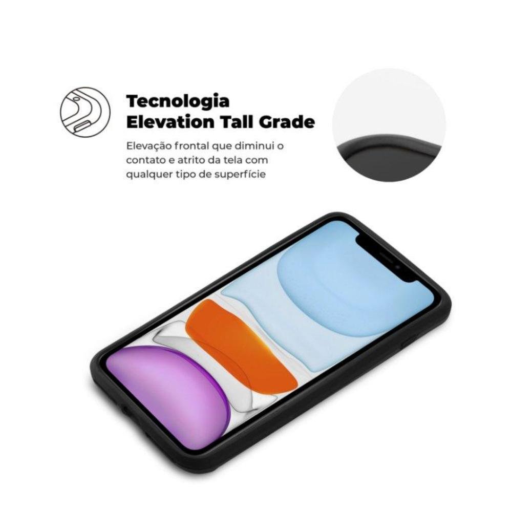 Imagem 5 de 5 do produto Kit Gshield Para Iphone 11 com Capa Armor + Película Coverage 5D Pro, Preta