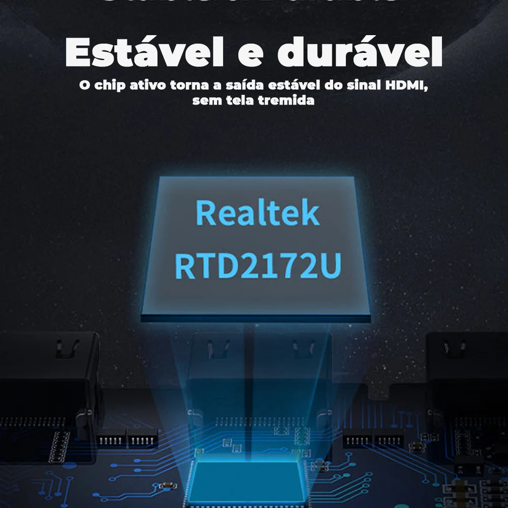 Imagem 2 de 5 do produto Adaptador USB-C Macho Para HDMI Fêmea, 4k, 60hz, 15cm - Cabletime