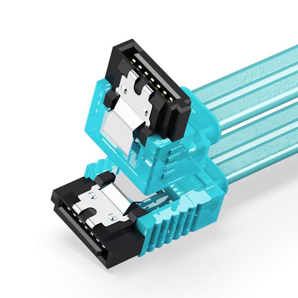 Cabo Dados Sata 3 90° L, 6gbps, HD, SSD, Gravador, 50cm - Vention