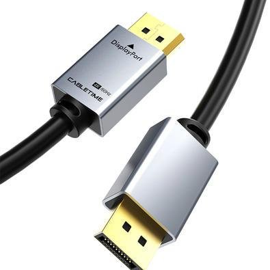 Cabo Displayport 1.2, 4k, 60hz, 3m - Cabletime