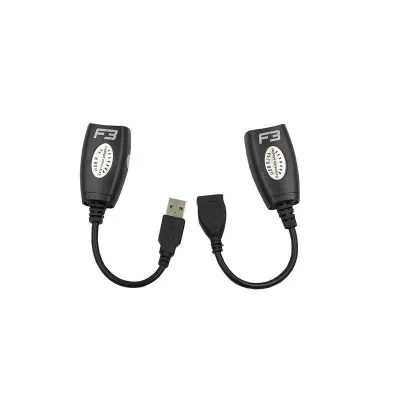Cabo De Rede F3 Extensor USB Via Cabo De Rede Jc-ad-2rj45