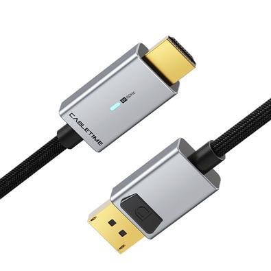 Cabo Displayport Para HDMI 4k, 60hz, 1,8m - Cabletime