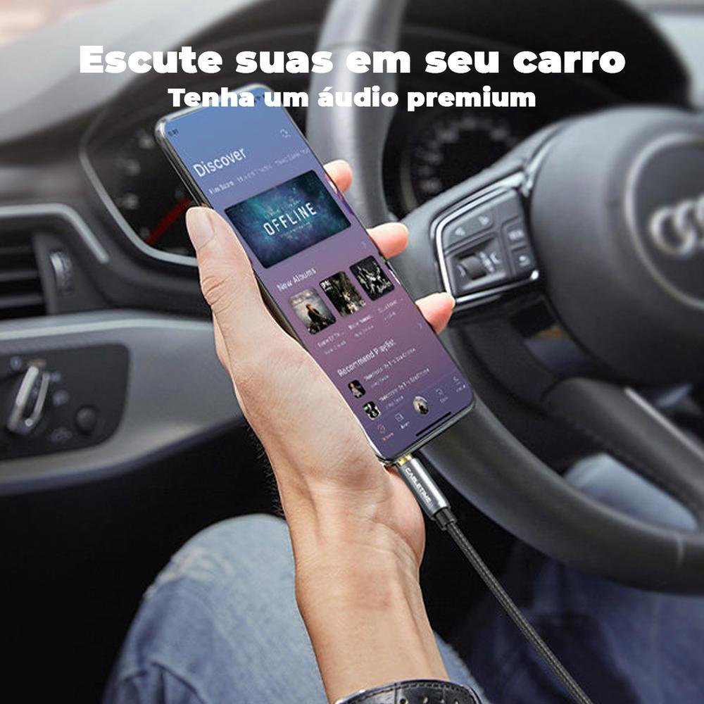 Imagem 5 de 5 do produto Cabo Extensor Extensão P2, 3,5mm, Macho X Fêmea, 1m - Cabletime