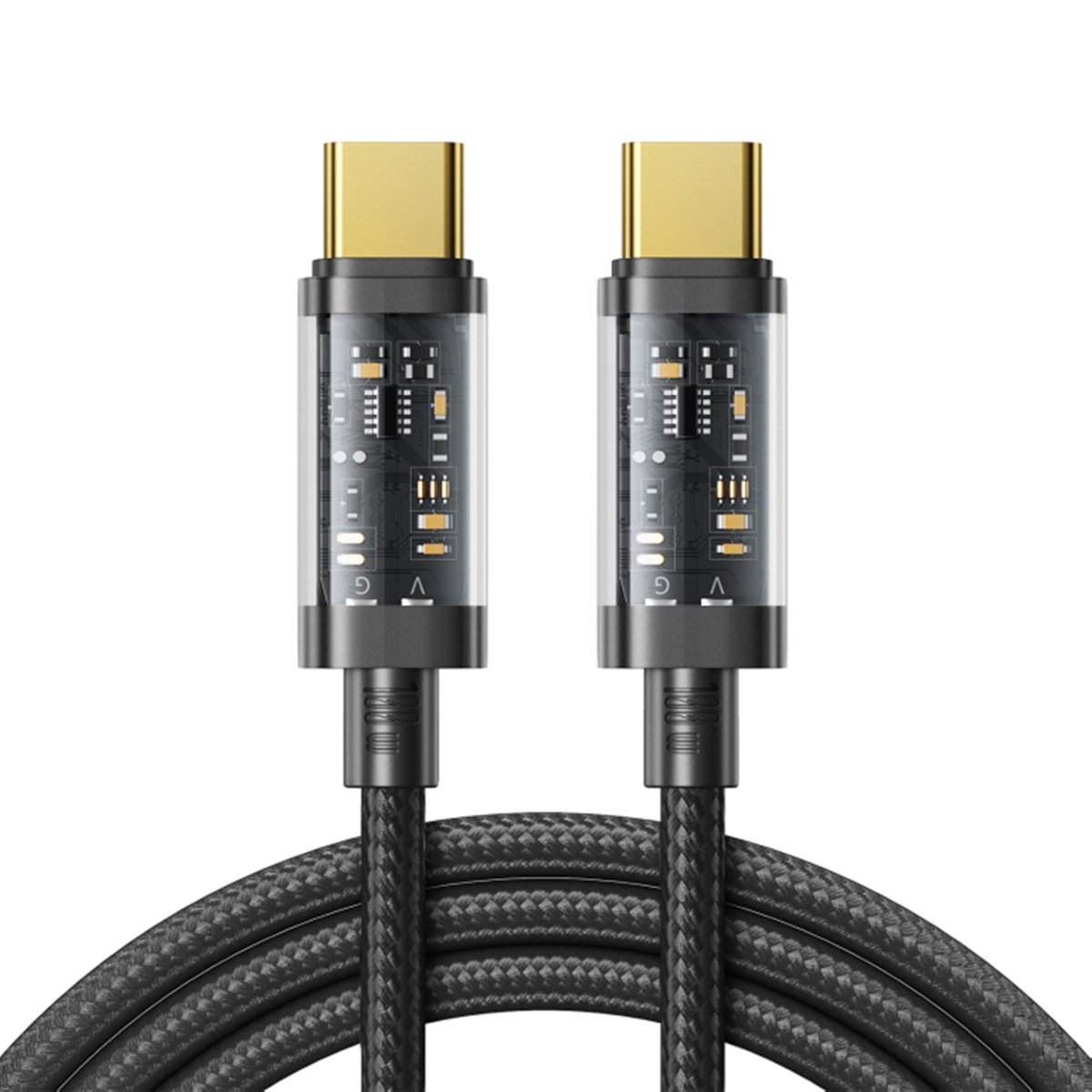 Cabo USB C, 100w, Carregamento Ultra Rápido, 1,2m, Preto - Joyroom