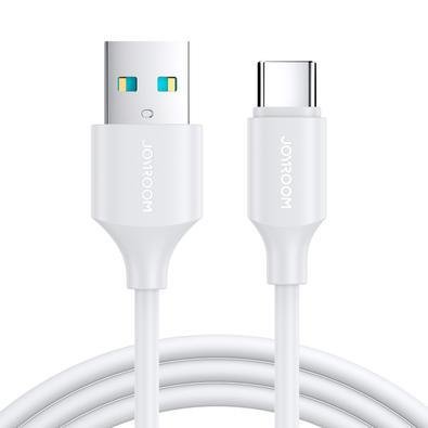 Cabo USB C 3a X USB A, Carregador Rápido, 2m, Branco - Joyroom