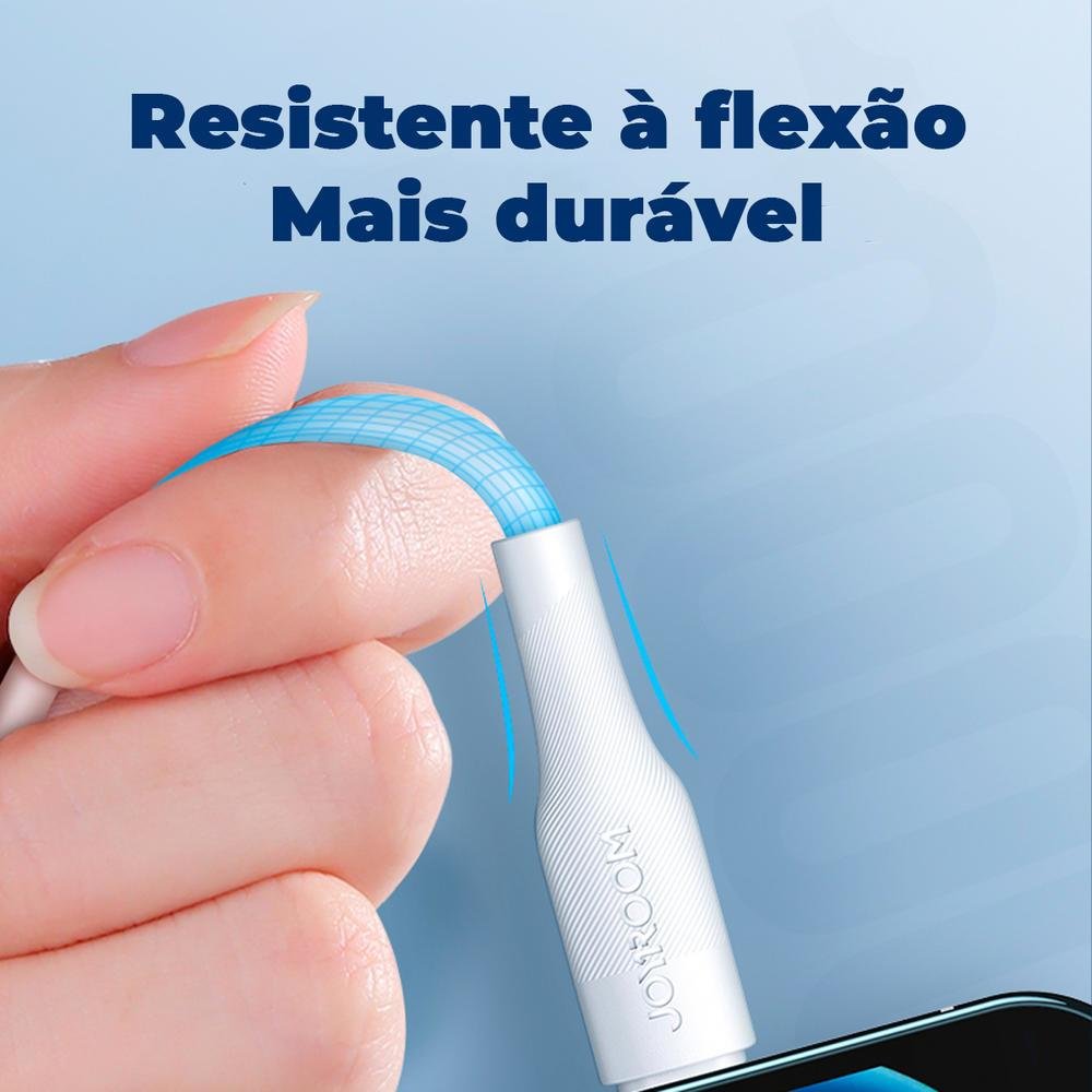 Imagem 4 de 5 do produto Cabo USB C 20w Lightning 2.0, 1,2m, Preto - Joyroom
