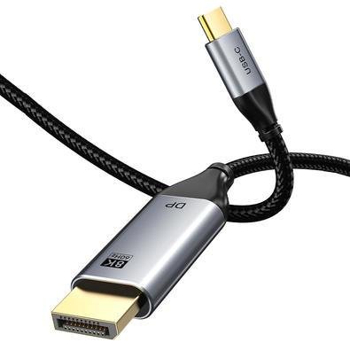 Cabo Cabletime USB C X Displayport, 1.4, 8k, 60hz, Notebook, 2m