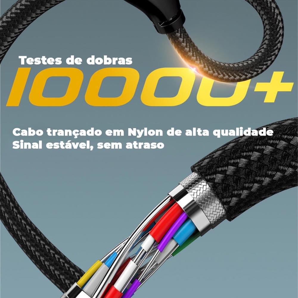 Imagem 5 de 5 do produto Cabo Cabletime USB C X Displayport, 1.4, 8k, 60hz, Notebook, 2m