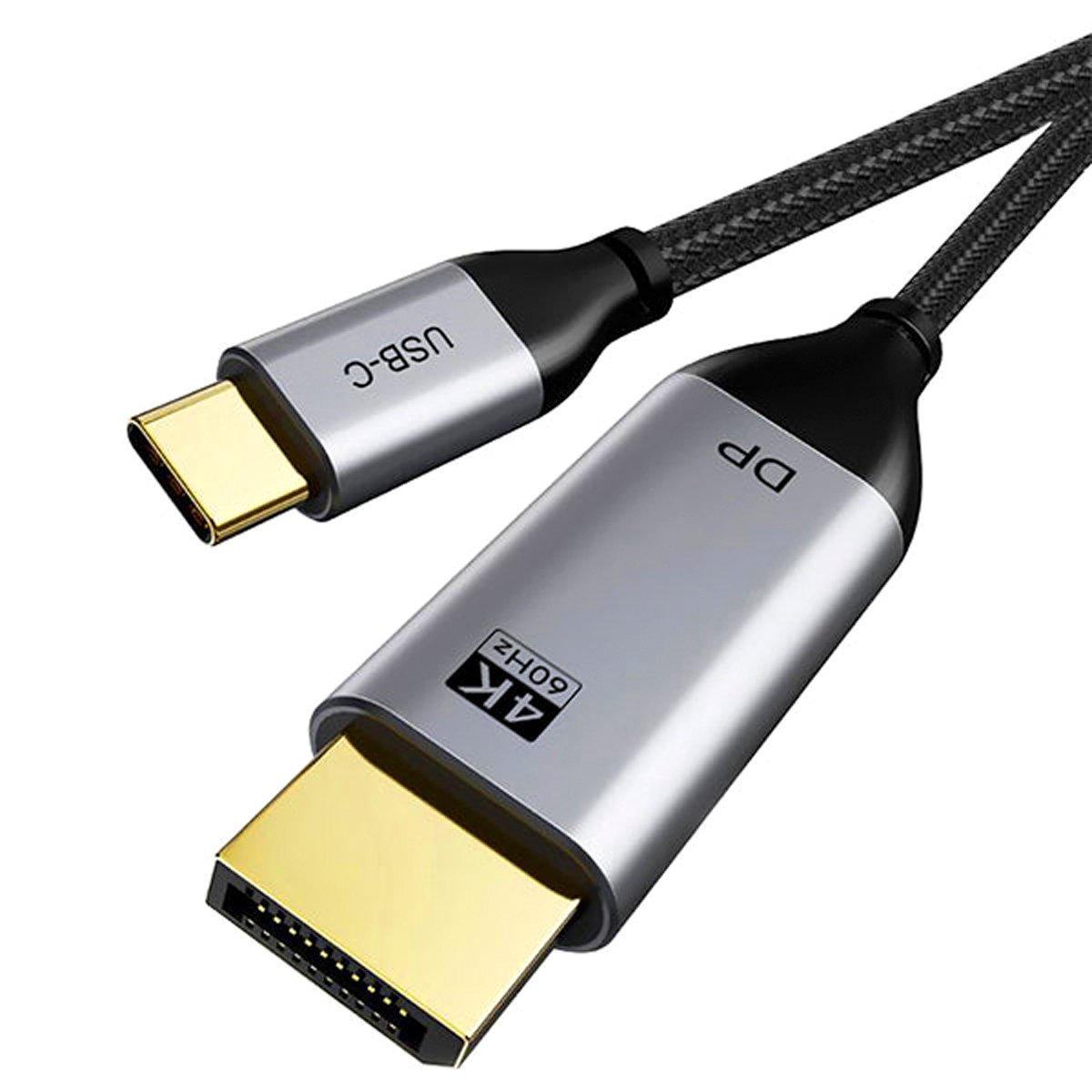 Cabo Cabletime USB C X Displayport, 1.2, 4k, 60hz, Notebook, 1.8m