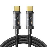 Cabo Joyroom USB C X USB C, 100w, Carregamento Rápido, 2m, Preto
