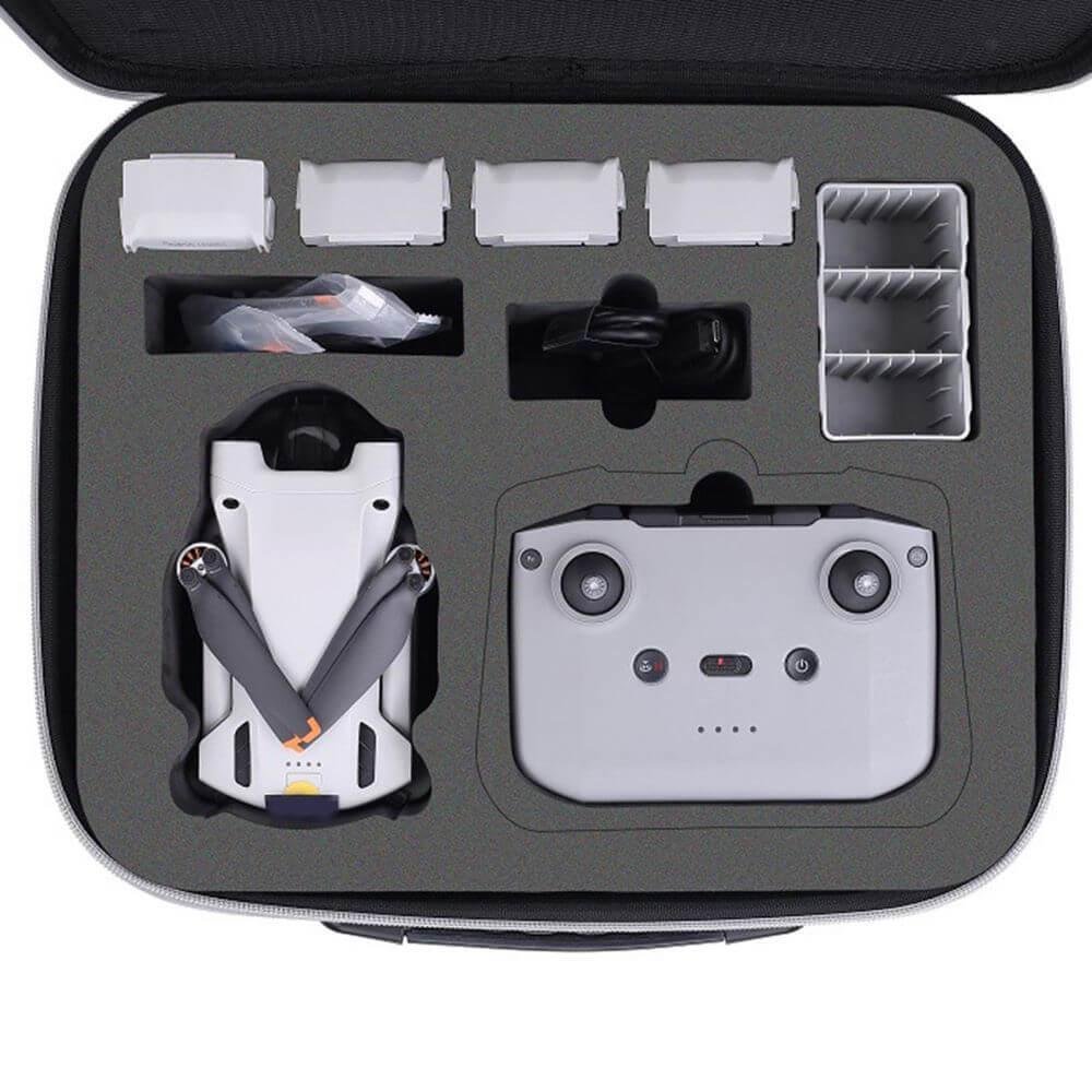 Maleta Para Drone Dji Mini 3 Pro, Com Alça De Ombro - Cinza