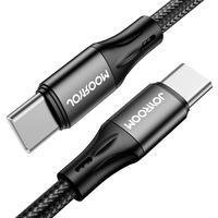 Cabo Joyroom USB C X USB C, 60w, Carregamento Rápido, 1m, Preto