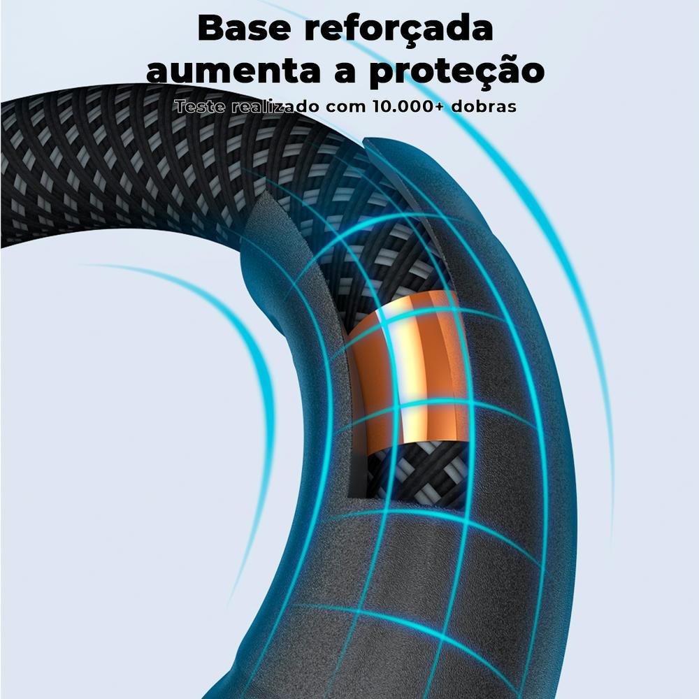 Cabo Joyroom USB, Para USB C, 2.0, 3a, Turbo Rápido, 1.2m, Preto Cabo Joyroom USB, Para USB C, 2.0, 3a, Turbo Rápido, 1.2m, Preto