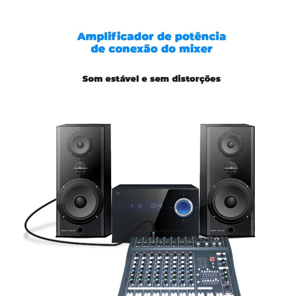 Imagem 3 de 5 do produto Cabo Vention Xlr Canon Audio, Balanceado, Microfone, Som, 10m