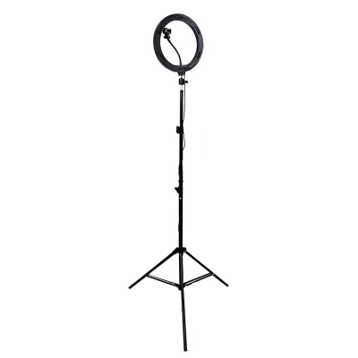 Ring Light Portátil Iluminador LED, USB, 26cm, 3500k 5500k + Tripé