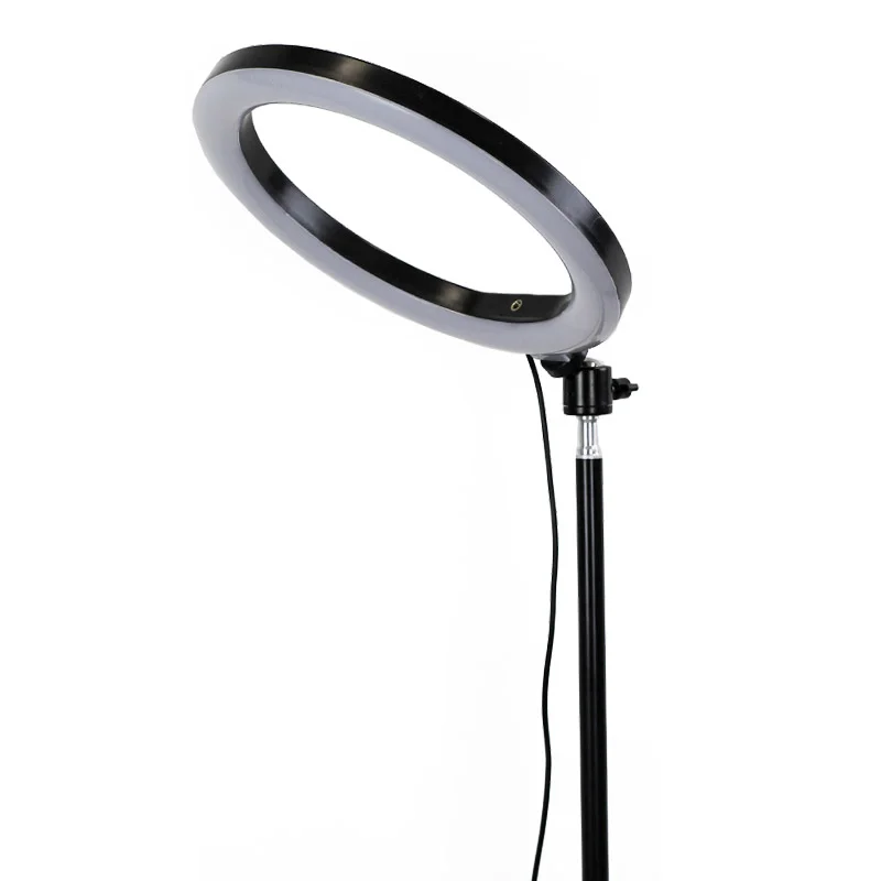 Imagem 2 de 5 do produto Ring Light Portátil Iluminador LED, USB, 26cm, 3500k 5500k + Tripé